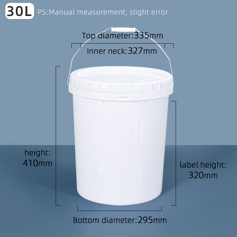 Screw Lid 20L Plastic Bucket for Thicken PP Fermentation Barrel and Fishing Container