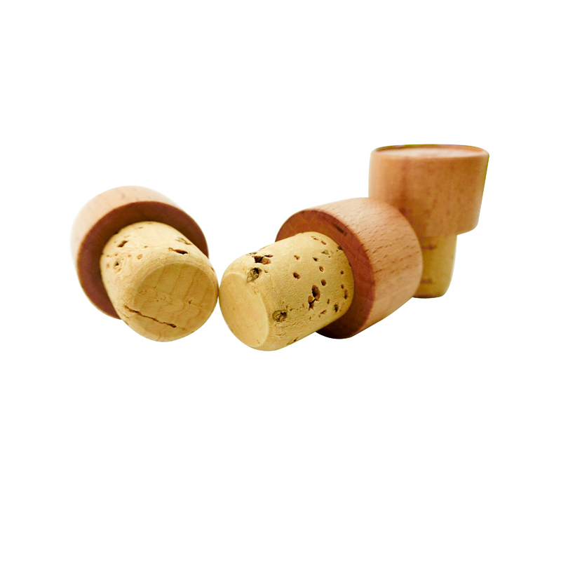 Pilfer Proof Soft Wood Corks,Wooden Beer Bottle Stopper Leakproof