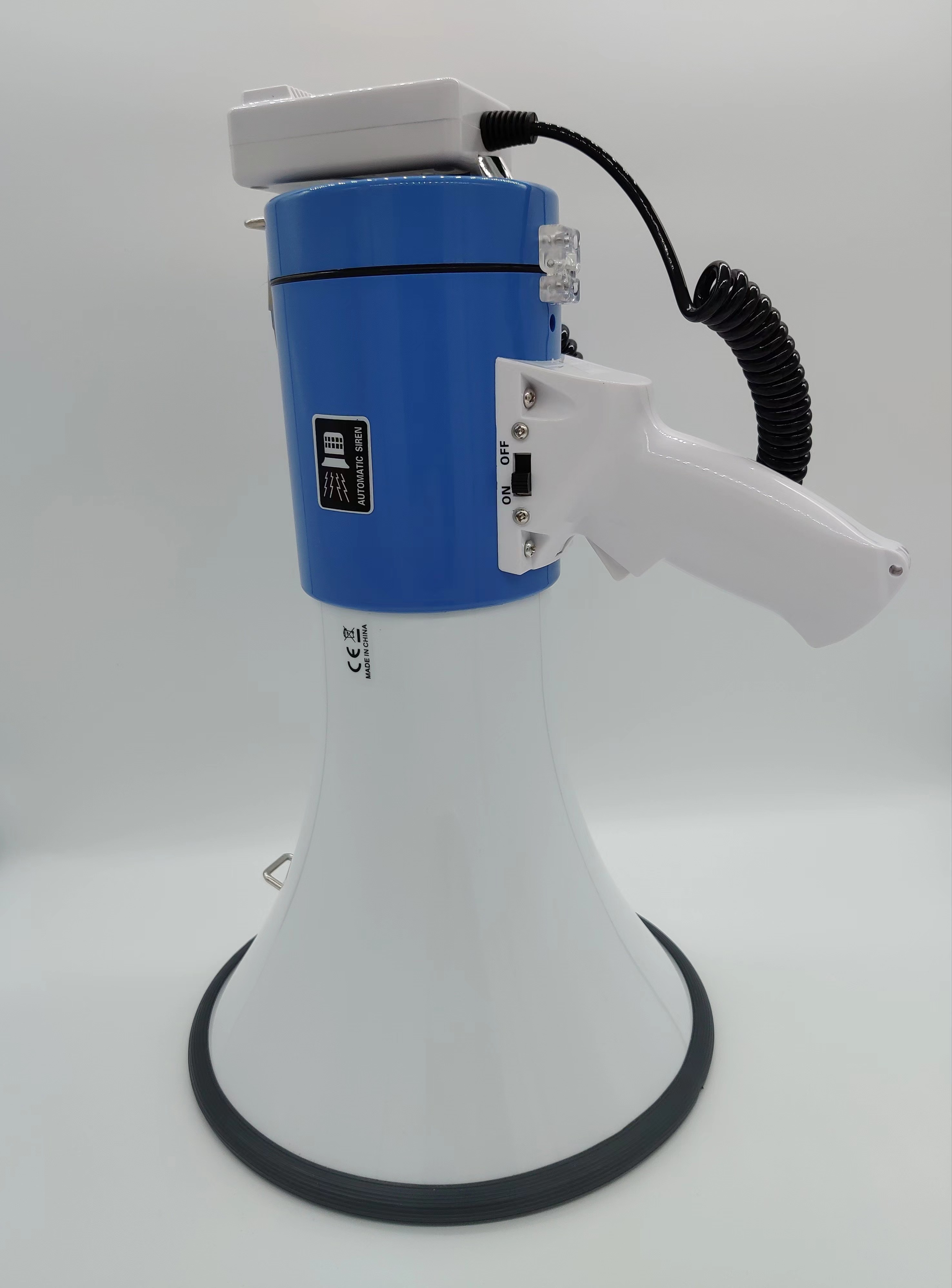 Portable Military Outdoor Loudspeaker Horn Megaphone Speaker With Mic