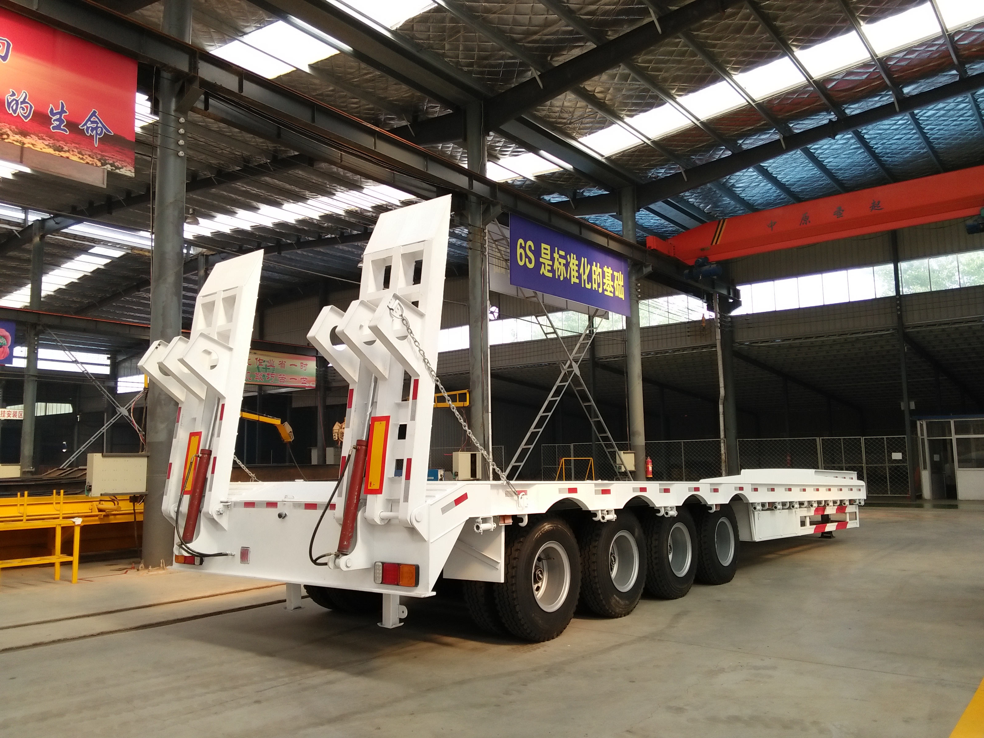 Hydraulic Multi Axle 35-100 Ton Bulk Cargo Carrier Lowboy Trailer Within Your Budget