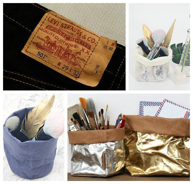 Wear - Resistant 0.3mm 0.55mm Washable Kraft Paper For Jeans Tag 70cm x 100cm