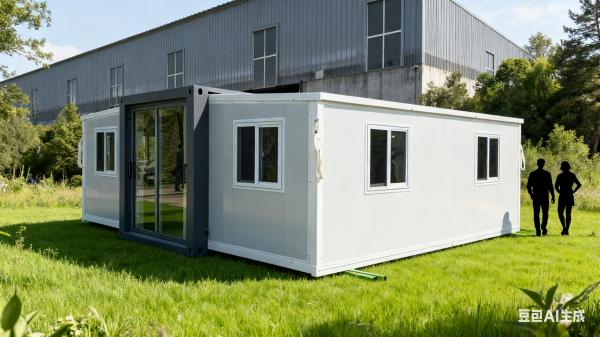 Quality Foldable 20ft Container House with More Than 20 Years Lifespan L5900*W2220*H2480mm Folded Size and 2.0mm Top Beam Bending Parts for sale