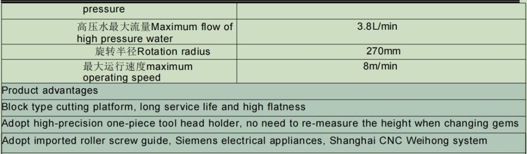 Foshan Star 3 Axis 2 Heads Water Jet Cutter Metal Waterjet Cutting Machine Price