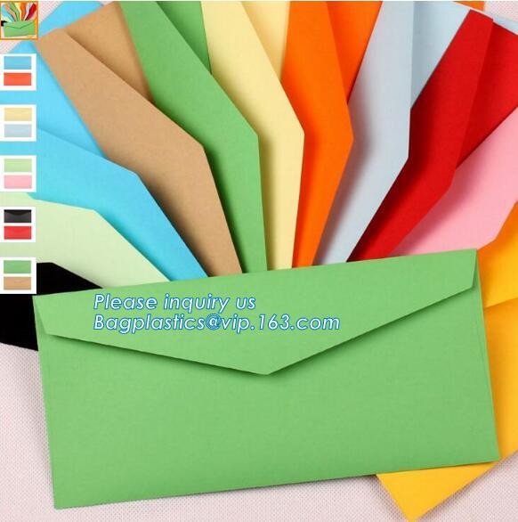 OEM Invitation Black Envelope With Triangle Open, Wholesale Paper Envelope,stamping paper letter envelope and postal car