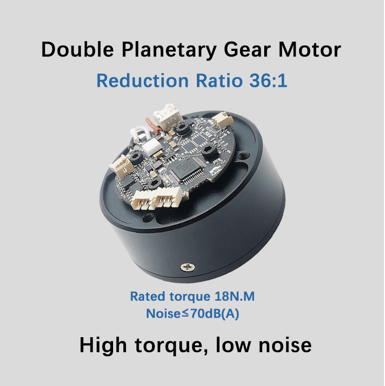 Faradyi Customized Brushless Reduction Ratio 1:10 Mini Gear Motor Mini Size Robotic Arm