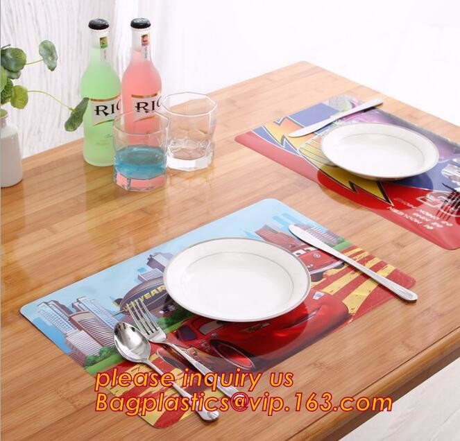 Promotional PP/PVC Placemat Table Mat With Good Quality,vinyl weven decorative PVC placemats recycled table mat,Silicon