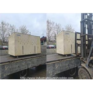 Twisted Rotary Blades Plastic Waste Shredding Machine With Sharpener