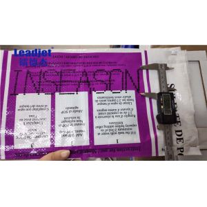 Easy Operate DOD Inkjet Printer 40m/min Dot Matrix Expiry Date Coding Machine