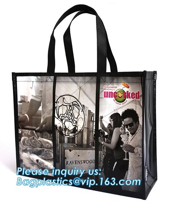 Wholesale factory custom fashion laminated non woven bag, Shopping printing fabric insulated foldable bag, custom pp non