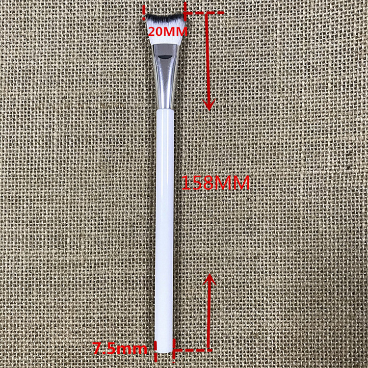 Eyelash Extension Cleanser Cleaner Cleaning Spoolie Brush   Curved Eye Fluffy Lash Cleansing Brushes