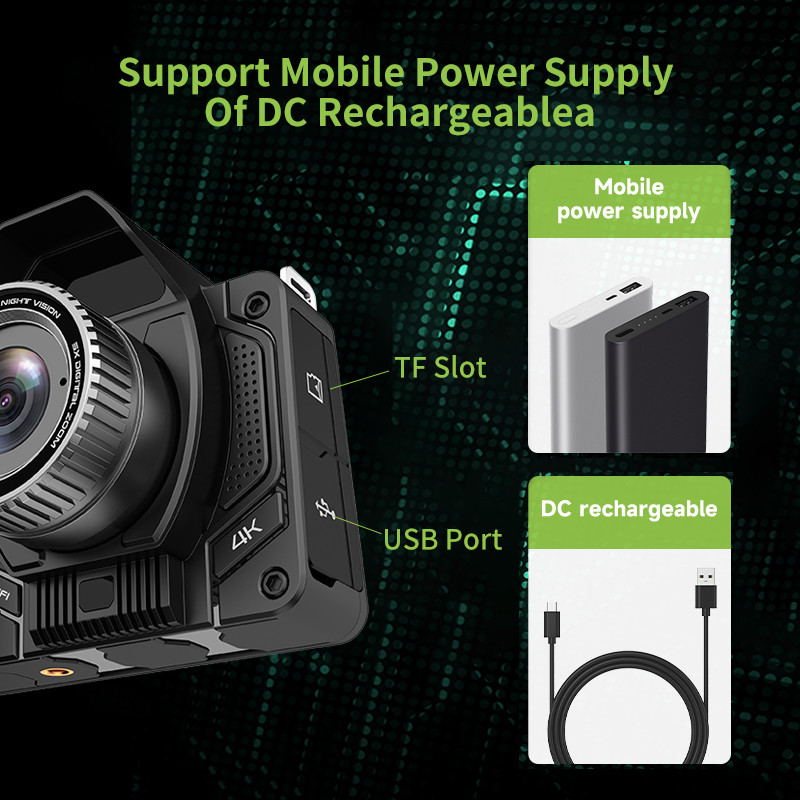 N007 4K Image Intensifier Night Vision Infrared Adjustable Night Vision Device