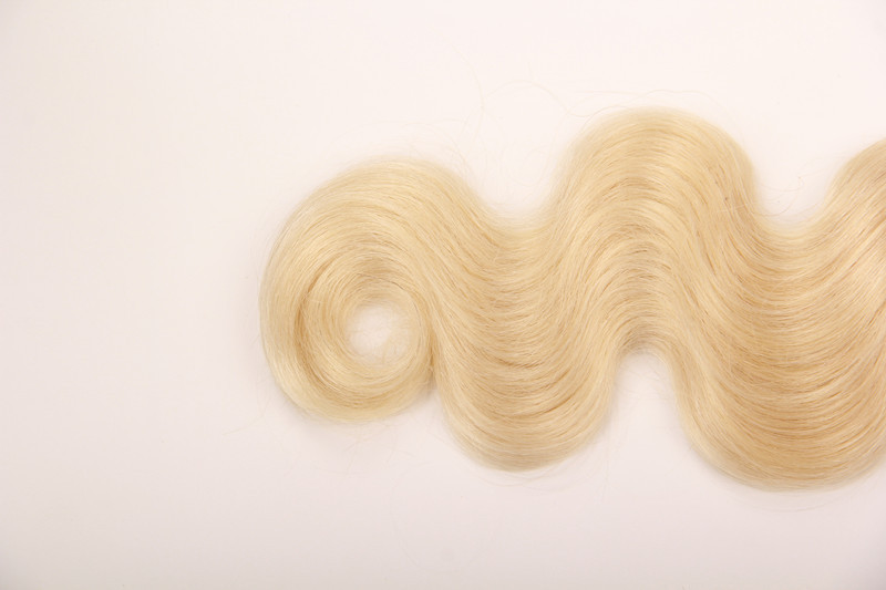 Body Wave virgin brazilian hair weft brazilian weave hair blonde 613 platinum blonde