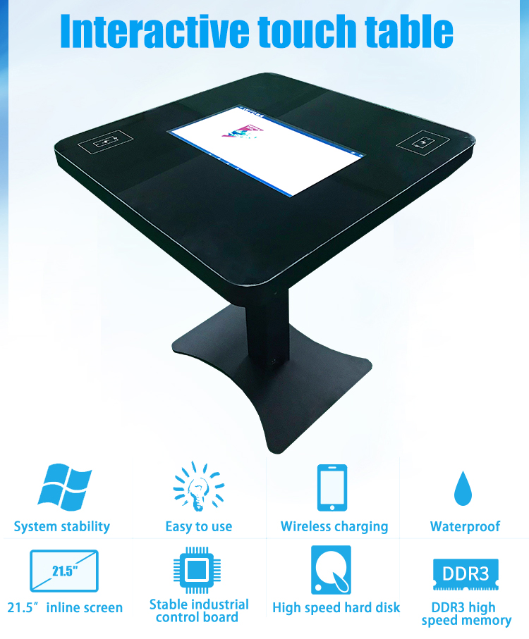 VETO 21.3 inch Andriod Interactive Lcd Digital Multi Touch Screen Coffee Smart Table