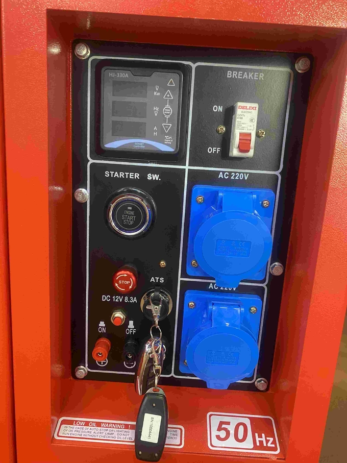 Red High-Performance Canopy Generator Set with Low Noise electric generator set