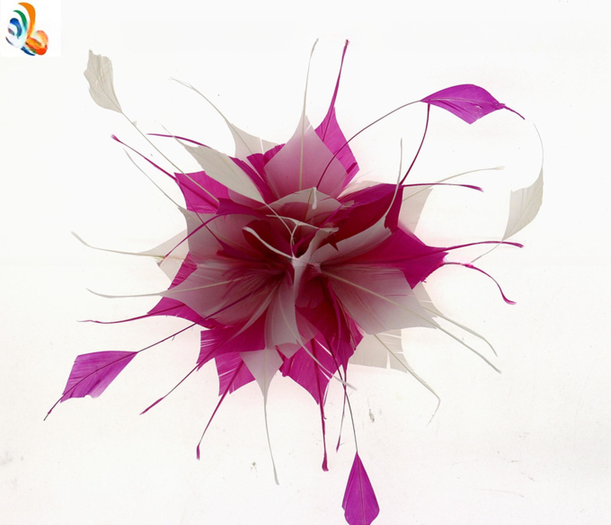 Party Decoration Goose Feather Flower Mount with Wire Accessory Shipping DHL UPS FEDEX TNT