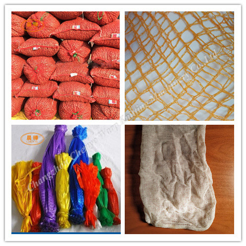Plastic Vegetable Net Bag Machine , Mesh Bag Packing Machine Long Life