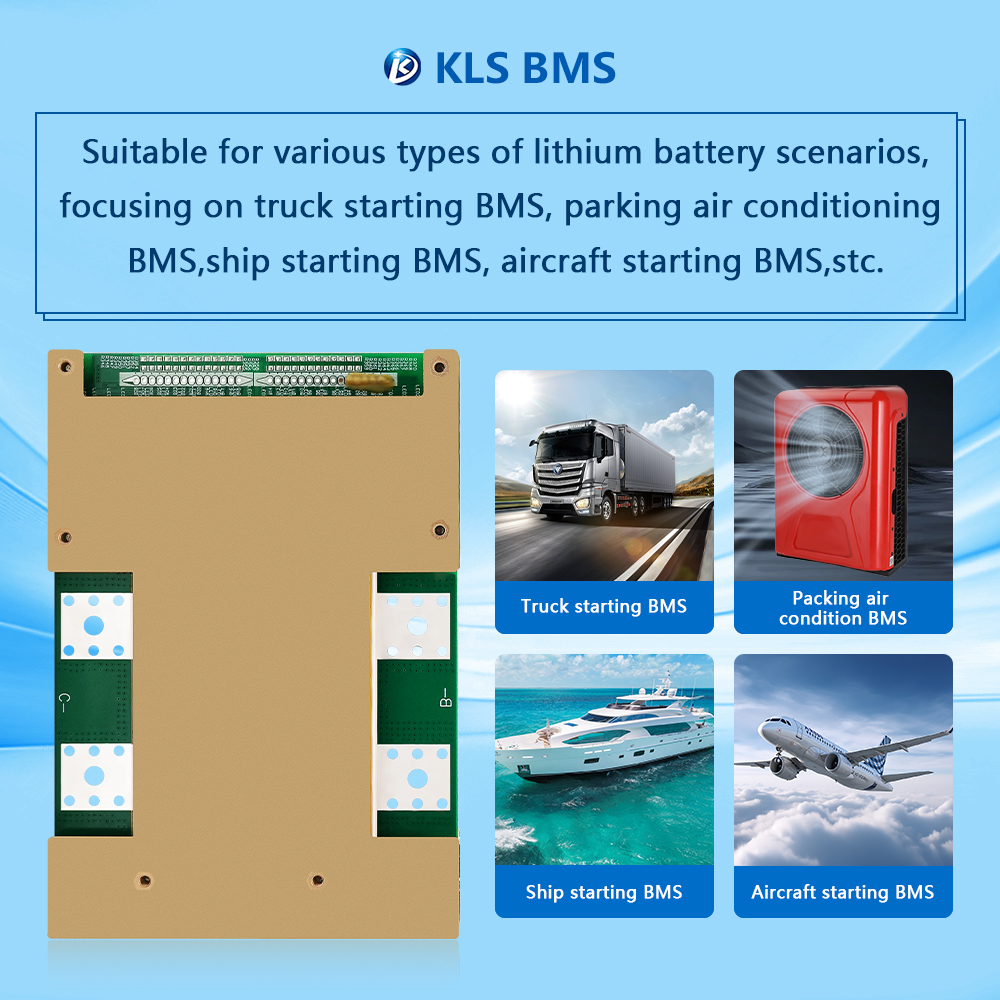 3S-24s 35A-60A NCM LiFePO4 BMS Starting Board 600A-1200A For Automobile Starting Battery