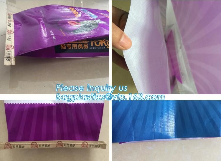 China manufacture high quality free sample recycled printed pp woven bag,beef cattle feed bag BOPP Laminated PP Woven Ba