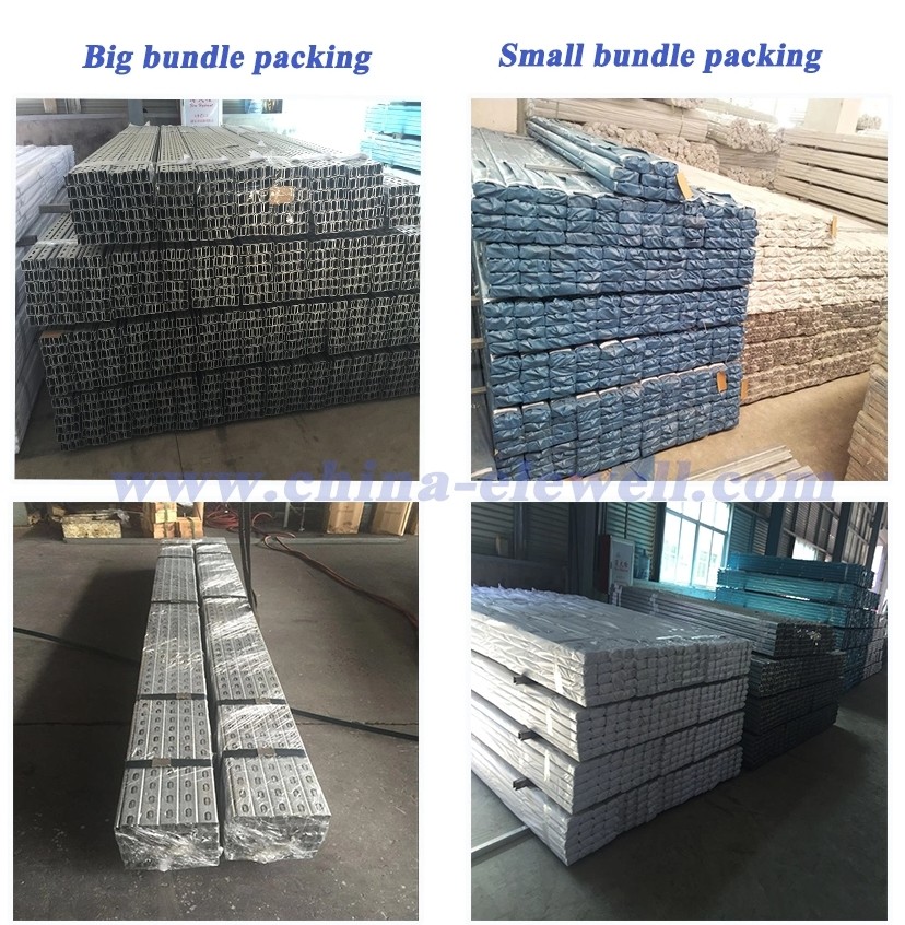 Profile Steel Power Strut Channel Type Unistrut C Shape Hot Dip Galvanized Steel Sloted Channel