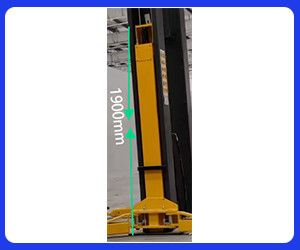 T245MZ Direct Drive Vehicle Lifts 4500kg With Shock Absorbing Rubber Material