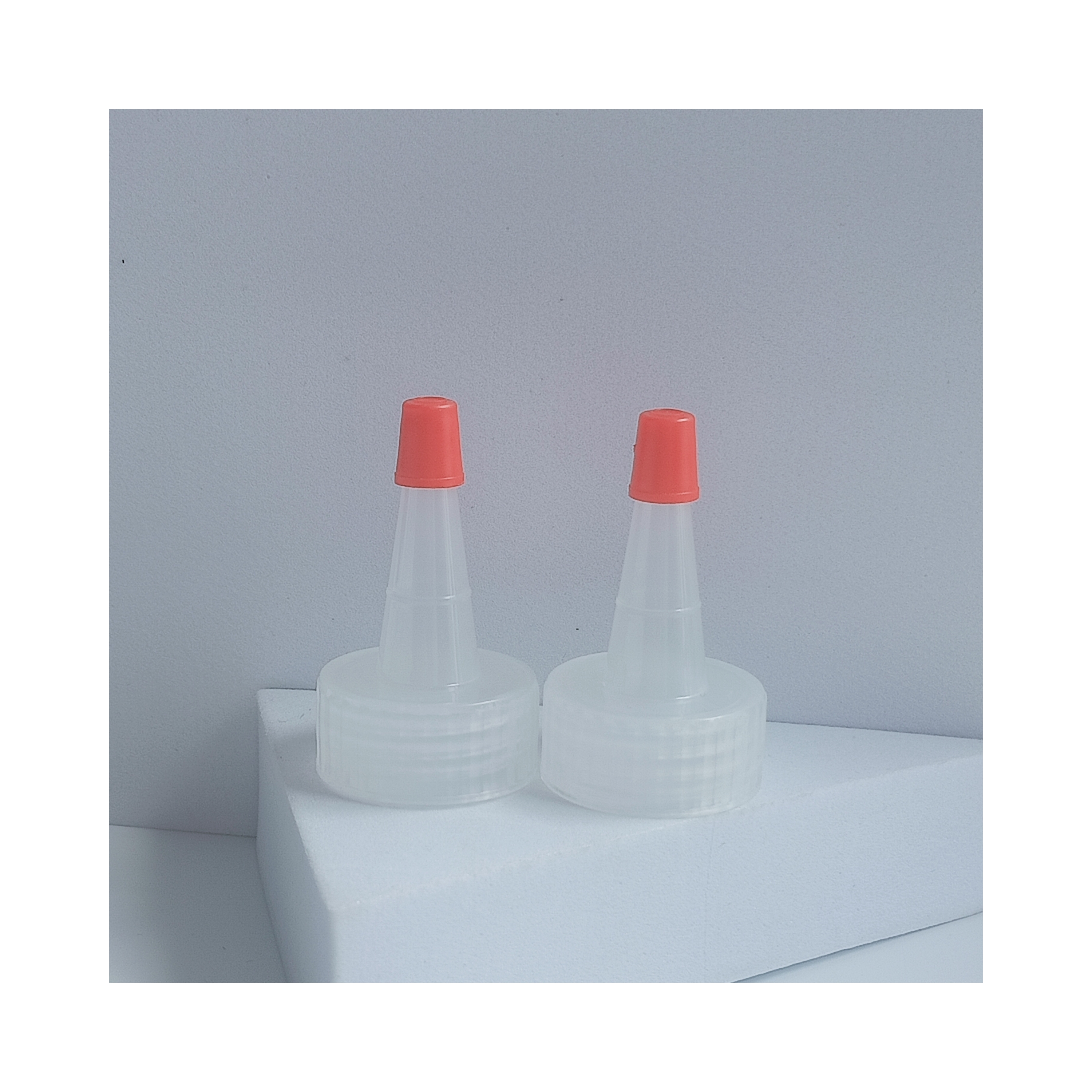 Customized Color 22mm 24mm 28mm Long Nozzle Spout Cap Plastic Twist Cap Top Twisted Cap
