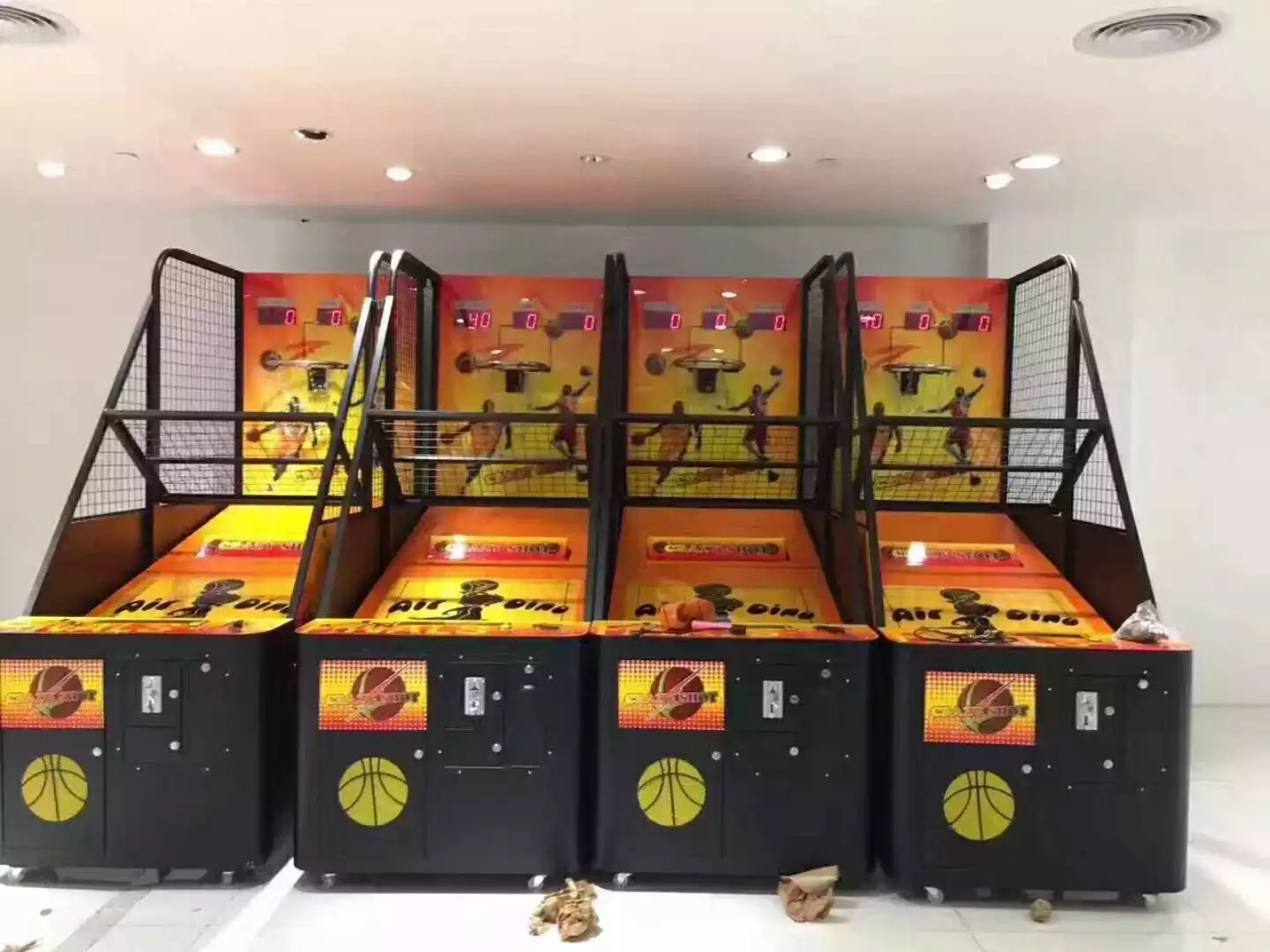 Dreamland coin operated arcade basketball machine ticket redemption folding basketball arcade game machine for sale