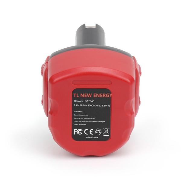Reachargerable 9.6V 3000mAh for Bosch Bat048, Bat100, Bat119, 2607 335 540, 2607