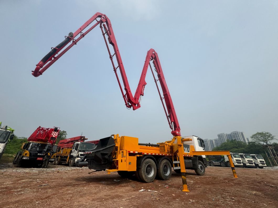Used Refurbished Condition Pusmeister Concrete Pump Truck 36 M Stock for Sale