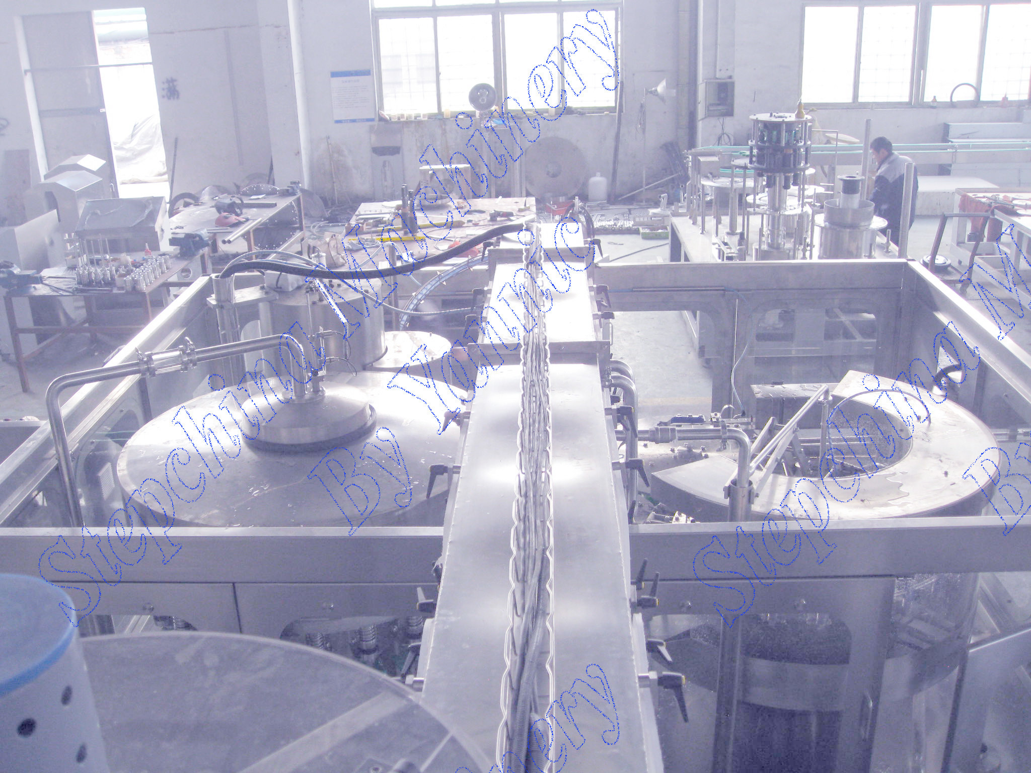 Automatic Drinking Mineral Water Bottling Plant 72 Pieces Heads 32000BPH