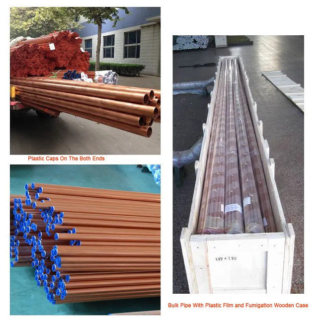 99.99% Pure Copper Round Pipe High Tensile Strength