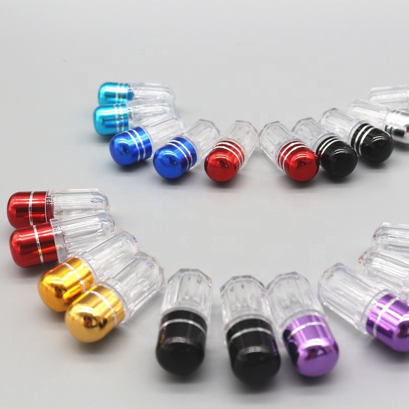 ISO9001 Mini Pill Bottles 3ml Plastic Bottle With Metal Cap
