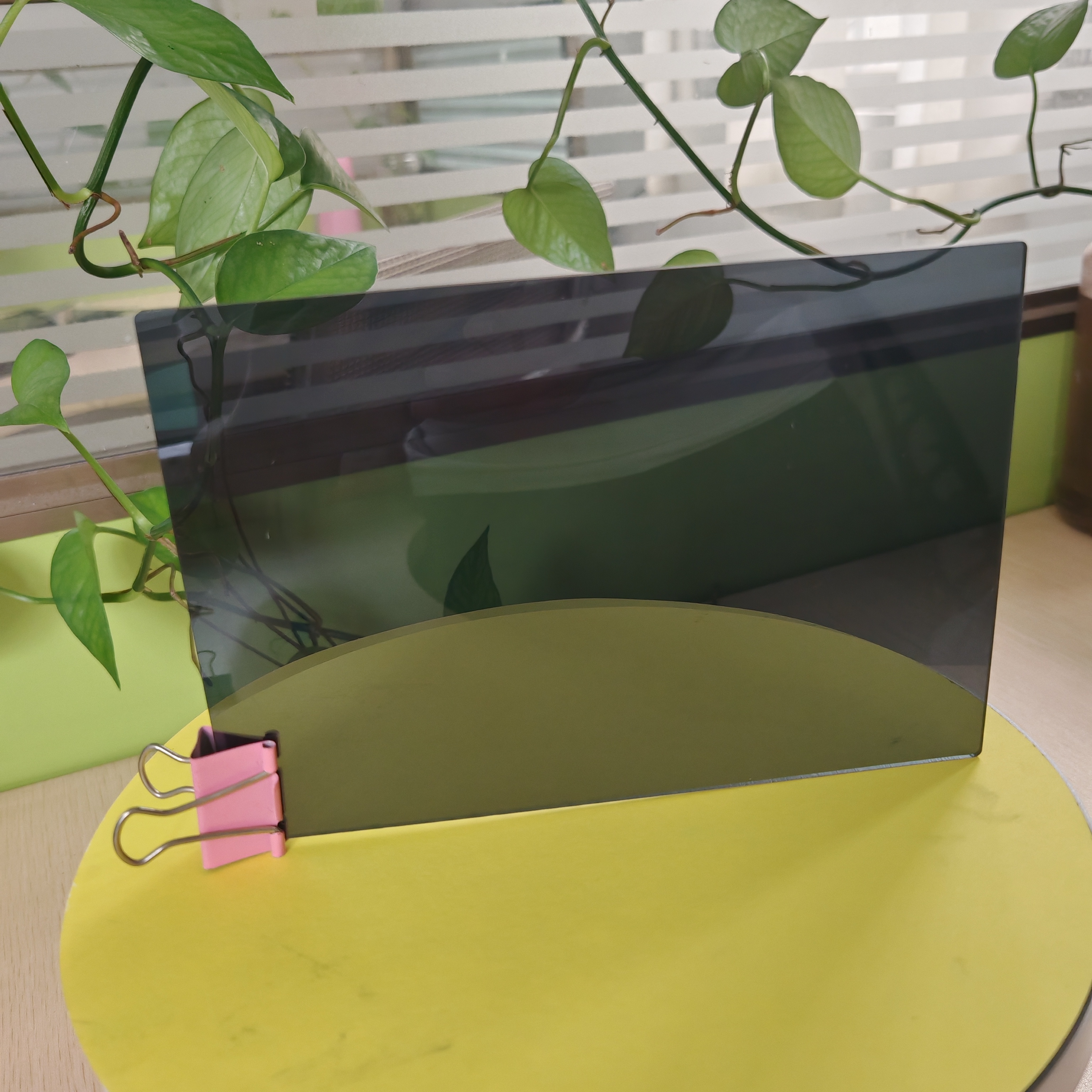 Customized Width Polycarbonate Solid Sheet High Impact Strength and B1 Fire