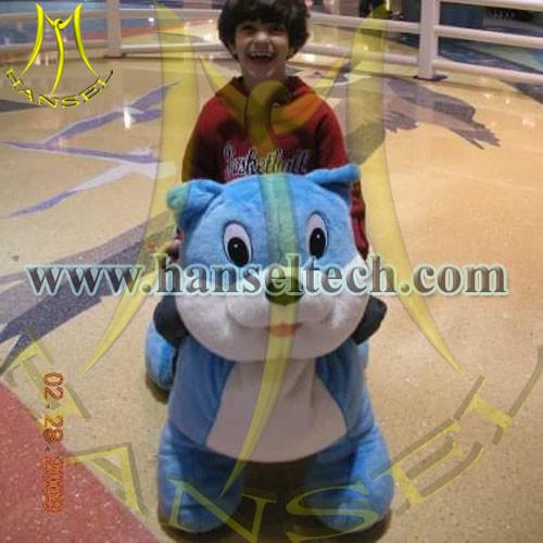 Hansel Motorized Plush Riding Animals Walking Scooter Animals Stuffed Animal
