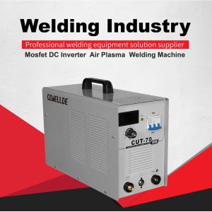 HF Touched Portable Plasma Cutting Machine Built In Air Pump With mosfet DC MMA