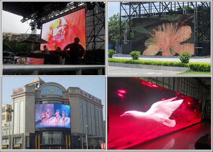 High Definition LED Grille Screen No Noise 500mmX1000mmX75mm Wide View Angle