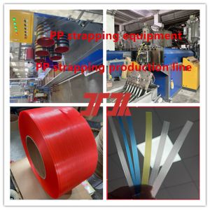 Plastic Packaging Machinery PP Strapping Tape Extruder PP Strapping Tape Production Line Automatic Winding Machine