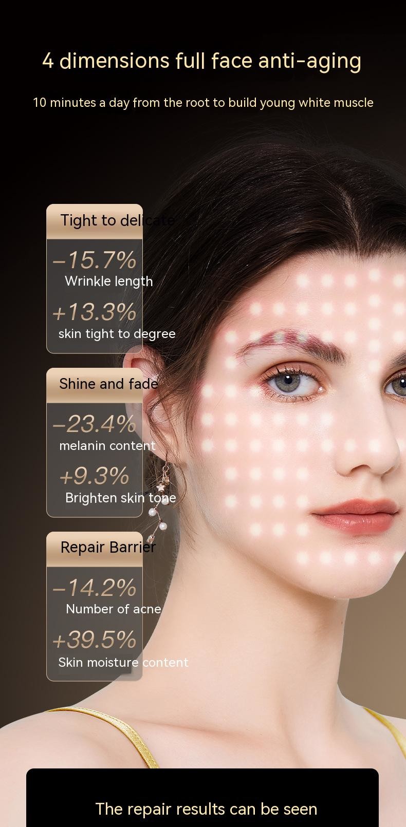 Hight Quality Medical Beauty Led Mask with Led Light Therapy Face Mask Infrared Led Mask Silicone