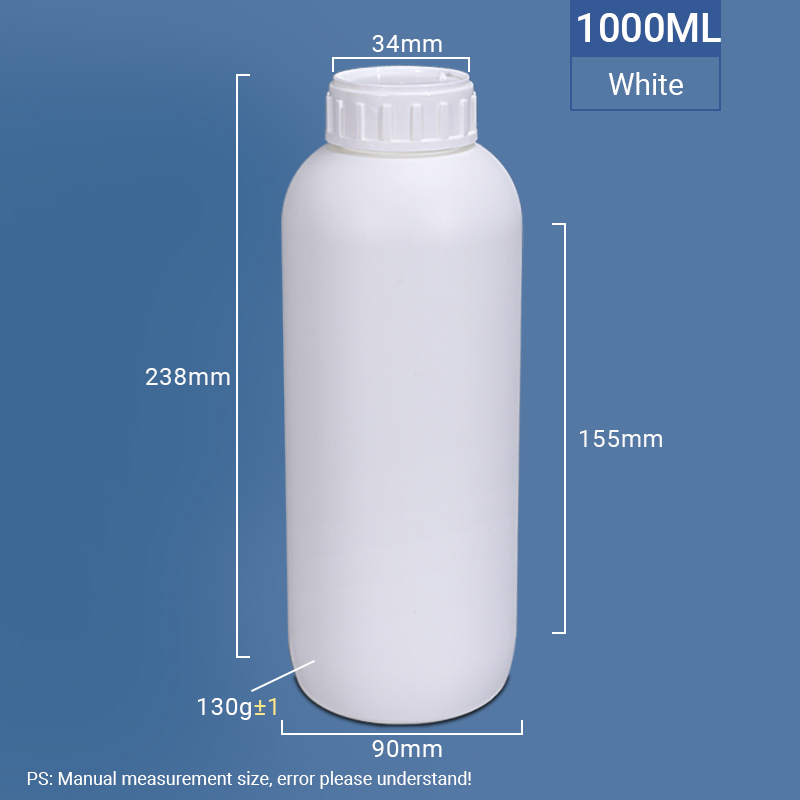 HDPE Chemical COEX Packaging Bottle for Pesticide 250ml 500ml 1000ml Capacity Bottles