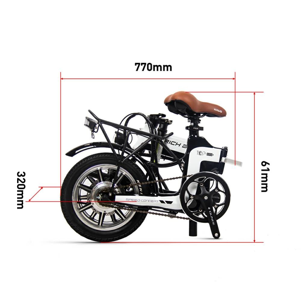 Lightweight Foldable Electric Bikes Touring Women 250w Better Than Trains Buses