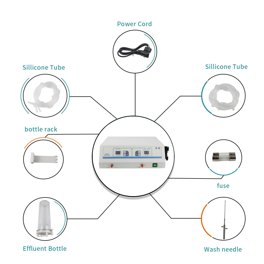 White 50VA Power Medical Professional Endoscope Irrigation Pump For Laparoscopy Surgery