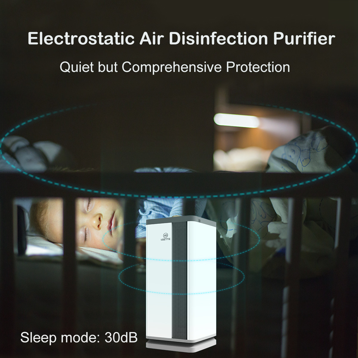 Kill H1N1 Bacteria Home Hvac Air Purifiers Air Disinfector Remove Dust PM2.5 Dander