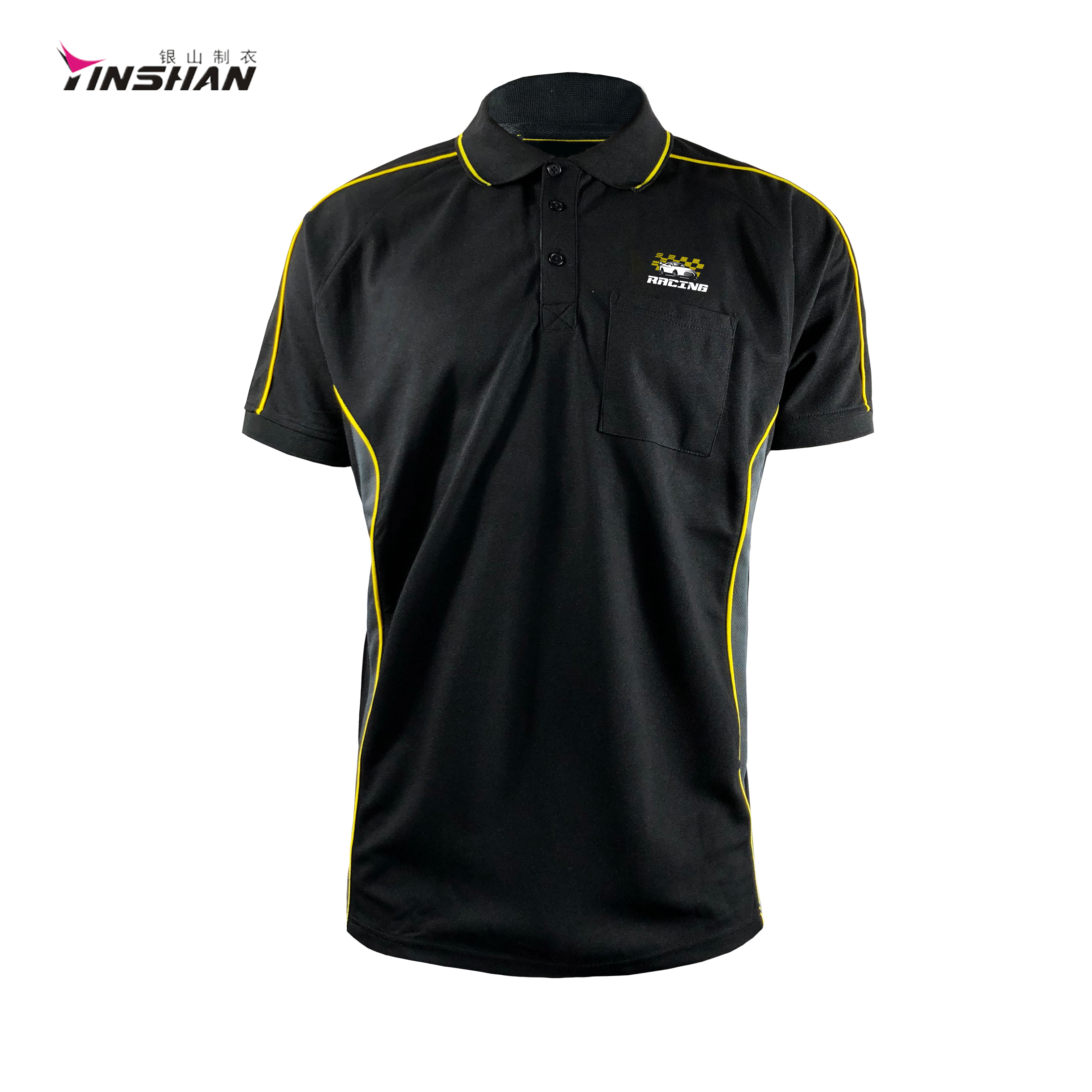 Fashion Custom Pattern Racing Polo Shirt for Motorcycle Auto Racing Sportswear Type