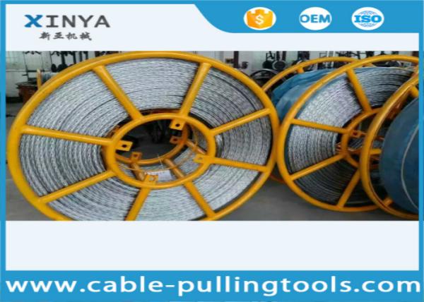 ISO 22 mm Breakage Tension 320 kN Anti twist Wire Rope Galvanized Steel High