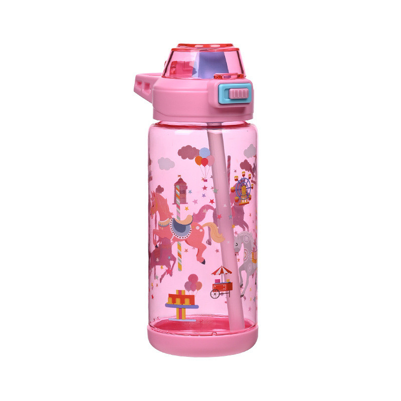 Fun and Safe Plastic Straw Cups For Kids Sealed And Leakproof Function PC PP Material