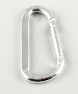 D Shaped Colors Not For Clibmbing Half Flat Aluminum Carabiner, Carabiner Key Chain