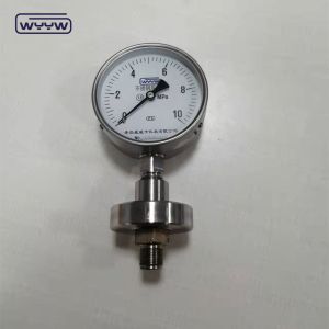  Direct Bottom Mounting Diaphragm Pressure Measuring Device 1/4 1/2&quot; Inch NPT BSP Connection Size Manufactures