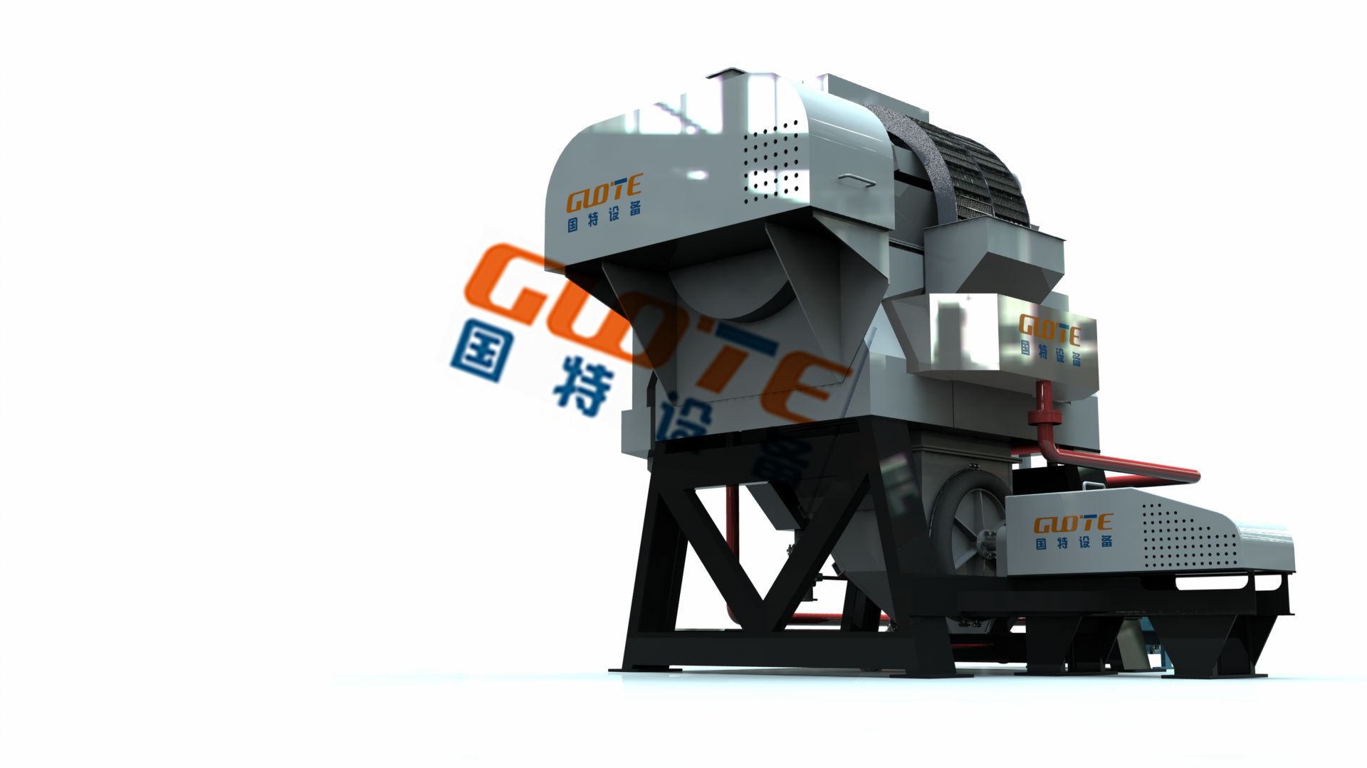1 High Intensity Vertical Ring High Gradient Magnetic Separator for Tantalum Niobium Lepidomelane Monazite