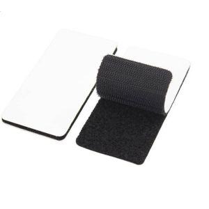Peel and Stick Square Hook and Loop Tape with Strong Adhesive Backing and