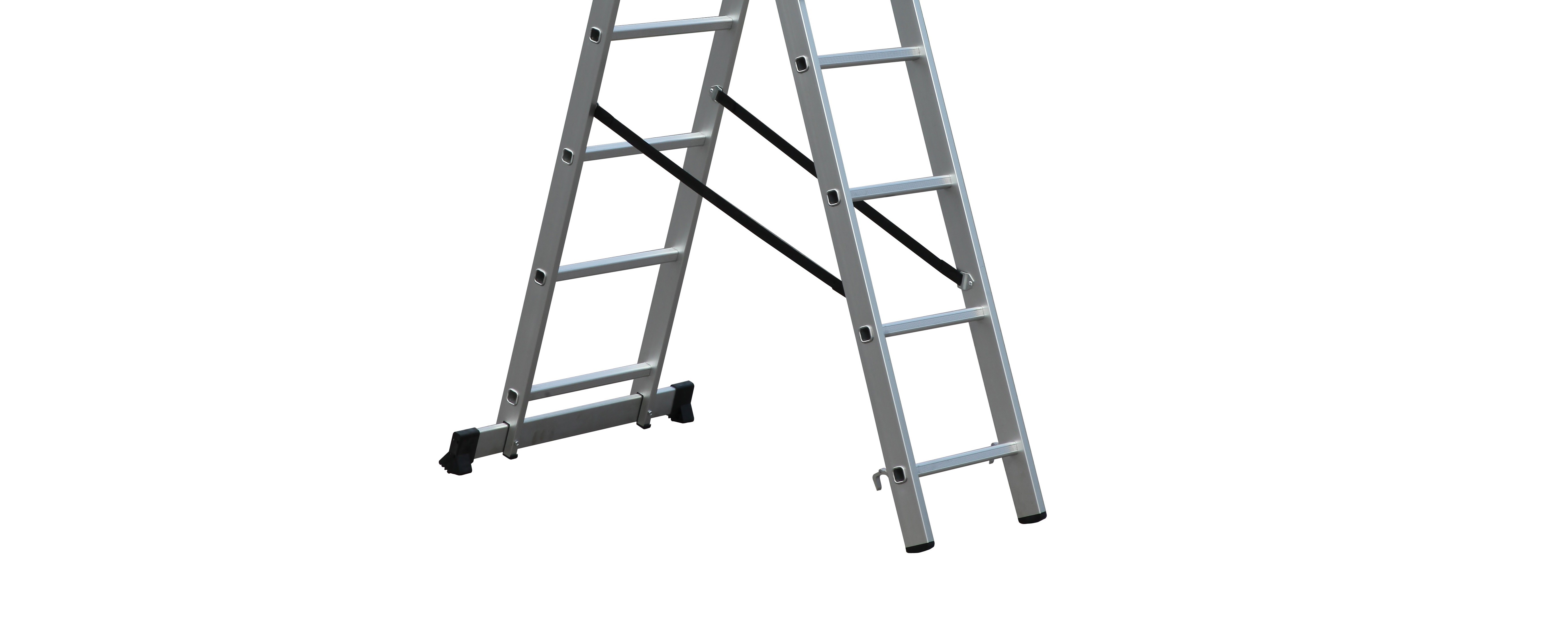 Professional Aluminum Extension Ladder 3x7 Anti Slip EN131 GS Certified