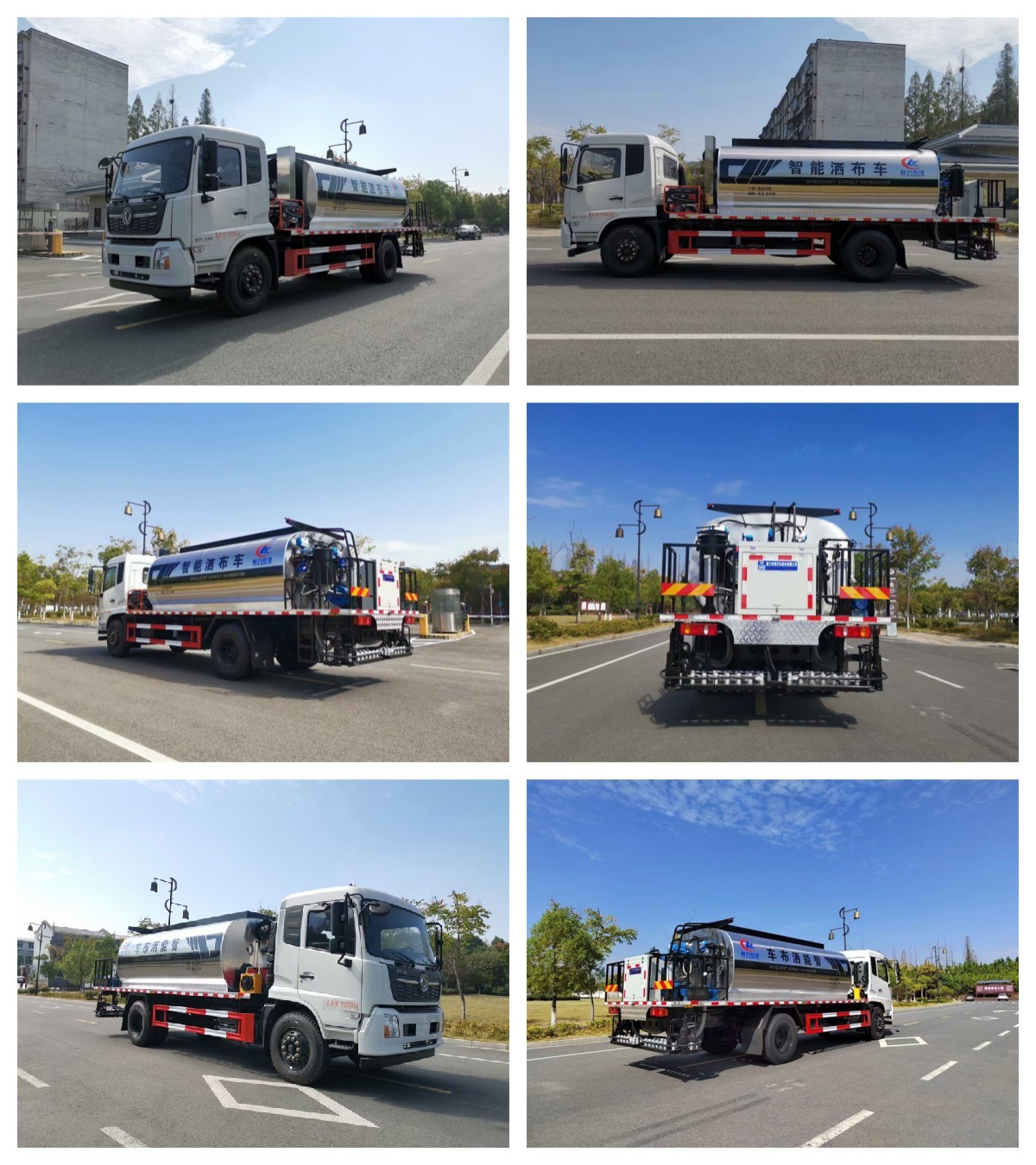 10000 Liters Capacity Truck Mounted Bitumen Sprayer With Dongfeng Chassis